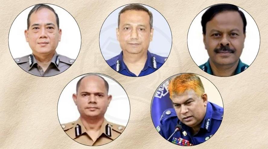 বাধ্যতামূলক অবসরে পাঁচ অতিরিক্তি আইজিপি